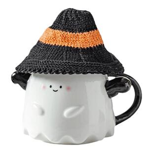 2024新款万圣节马克杯小魔鬼生日礼物实用情侣搞怪可爱陶瓷杯子