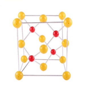 常用35种晶体晶胞球棍模型氯化铯氧化锂闪锌矿碳60碳化钙金刚石型