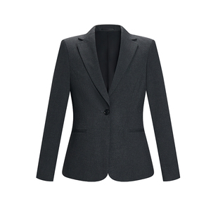 新款奥迪工作服西服套装4s店国产车销售职业工装深灰修身女士西装