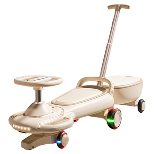扭扭车儿童1岁2025新款大人可坐双人宝宝溜溜车防侧翻妞妞摇摇车