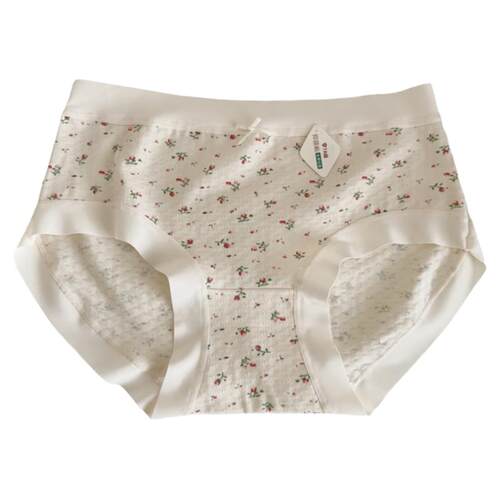 3条a类棉内裤女纯棉2024新款7A抗菌夏季薄款中腰大码无痕女士三角