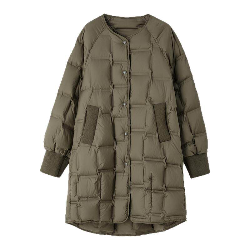 德玛纳轻量感90鸭绒压胶羽绒服