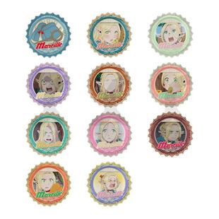 GuGuGuGu 迷宫饭玛露希尔瓶盖盲抽徽章吧唧盲盒 动漫周边ZK