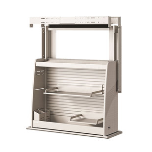 酷太厨房收纳电动升降机拉篮高柜吊柜智能垂直橱柜上碗碟调料拉篮