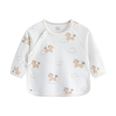 新生儿半背衣初生宝宝上衣52码