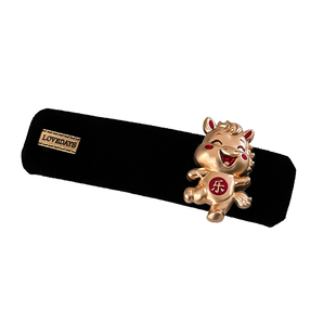 2026马年本命年丝绒发夹女侧边儿童刘海碎发夹bb夹子发卡新年头饰