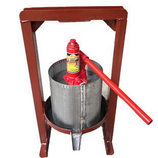 小型榨猪油渣机液压千斤顶手动压榨机蔬菜挤水机压油机脂渣压饼机