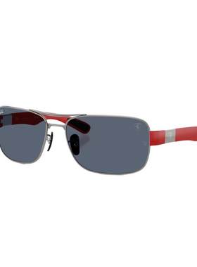 RayBan雷朋法拉利方形金属太阳镜