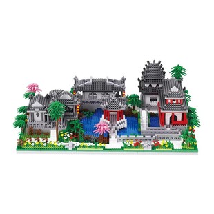 苏州园林建筑积木巨大型高难度拼装益智玩具适用于乐高男孩6-18岁