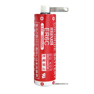Maxell麦克赛尔ER6C锂电池3.6V适用于FX2N/1N伺服F2-40BL工控PLC