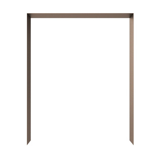 犀牛派小圆边垭口门套铝合金极窄简约线条超薄窗套包套（黑色/咖