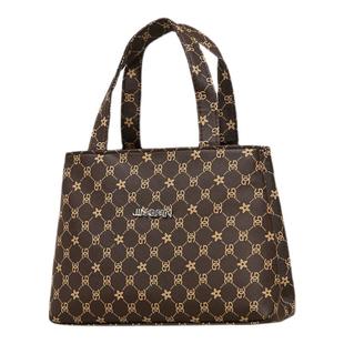 PU包百搭小拎包防水妈妈包手提小包包中老年人买菜包送婆婆手拎包