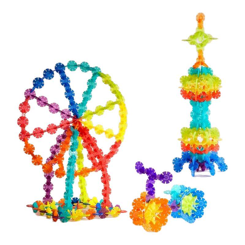 雪花片拼插积木儿童益智玩具