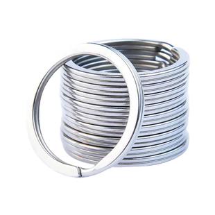 钥匙圈钥匙扣环高端圆圈304不锈钢匙扣高档马蹄扣配件汽车挂件