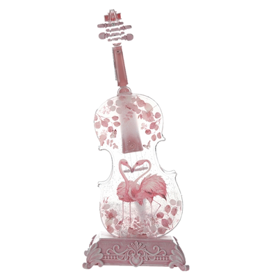 高档儿童节礼物音乐盒小提琴摆件