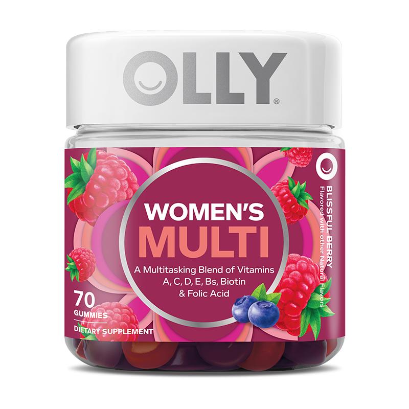 【自播专属】OLLY女性复合维生素生物素维C软糖70粒*2+女维30粒*2