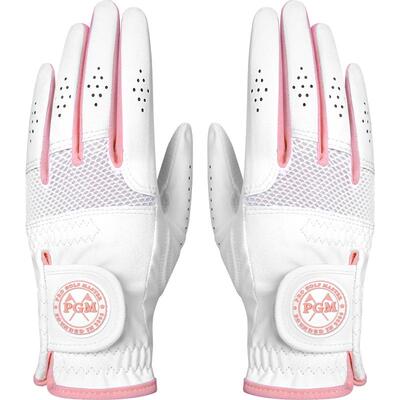 露指款高尔夫手套女士防滑双手