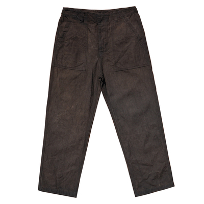 重磅纯棉细帆布植物薯莨染og107