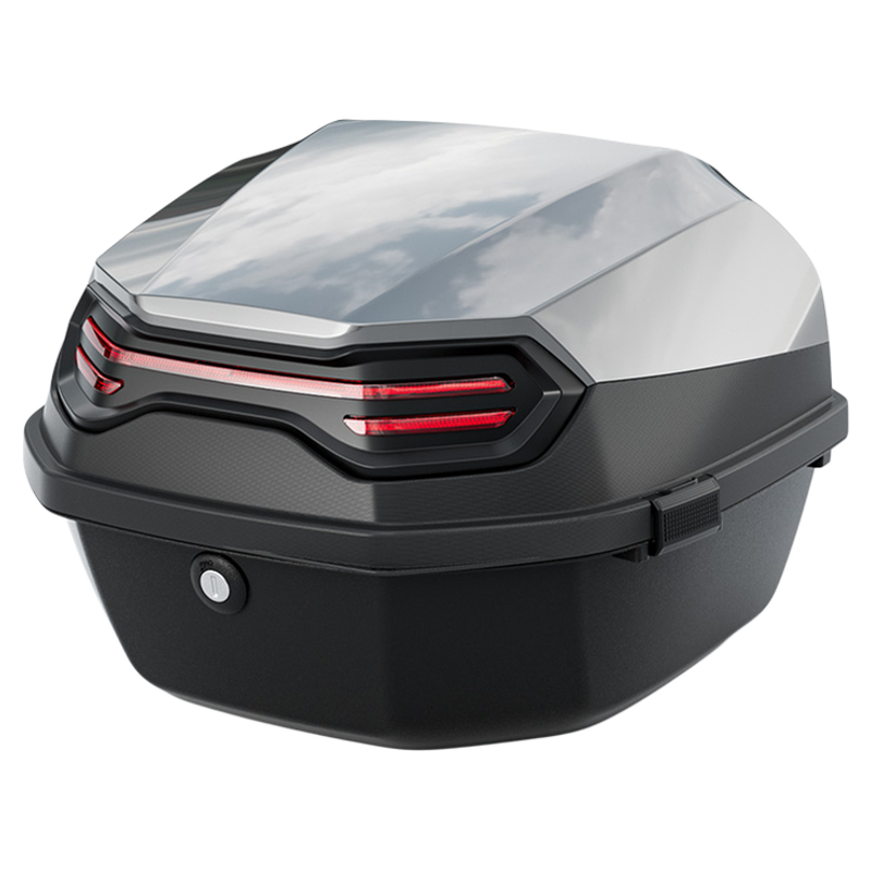 电动车后备箱适用雅迪台铃绿源电瓶车尾箱大容量踏板摩托车储物箱