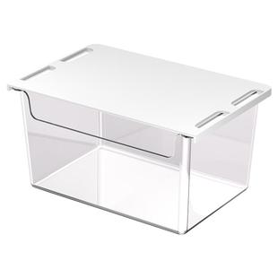 镜柜收纳盒镜柜下收纳抽屉式浴室卫生间皮筋化壁挂妆棉洗漱台棉签