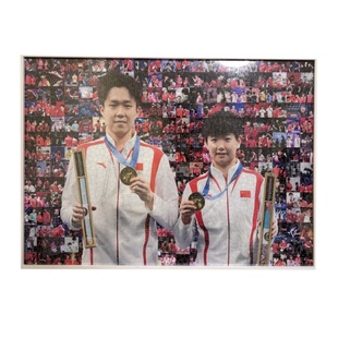 莎头拼图1000片王楚钦孙颖莎混双夺冠纪念益智玩具diy生日礼物