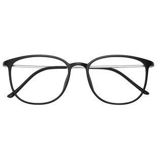 防蓝光抗辐射配眼镜近视女男款可配度数平光镜黑框眼睛框镜架定制
