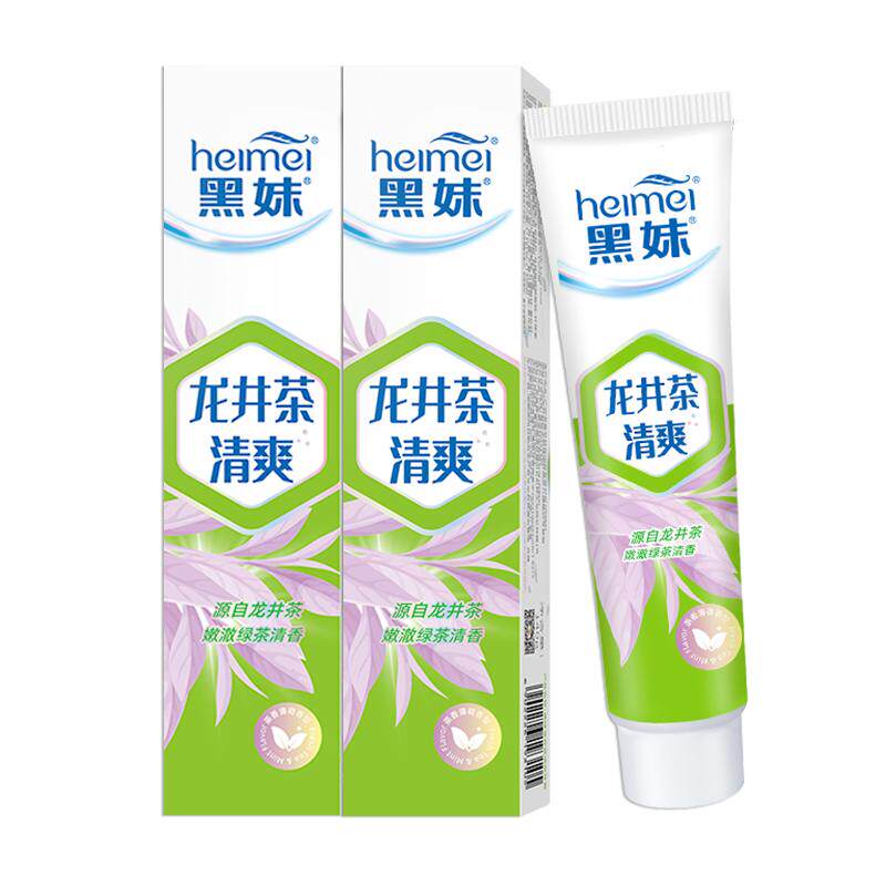黑妹小苏打牙膏龙井茶