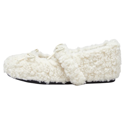 达芙妮加绒毛毛鞋玛丽珍棉鞋女冬