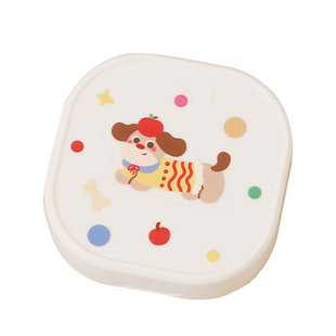 挂绳隐形牙套盒保持器收纳盒扩弓矫正器存放便携随身透气储放盒子