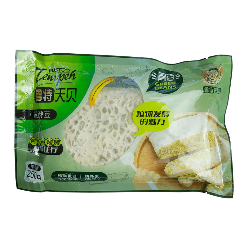 鲁特天贝青豆天贝2包印尼丹贝健身纯素快手菜GreenBeanTempeh