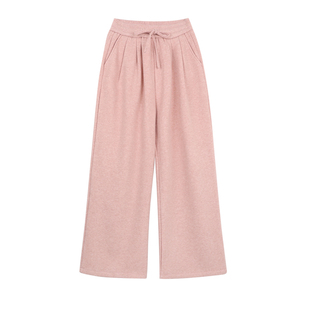 FF BLUE 入冬时报 秋冬四色加绒窄版松紧糯米裤通勤休闲裤长裤女