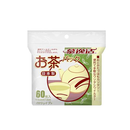 慕逸适一次性茶包袋无纺布反折空茶包60枚/包  新老包装随机发货