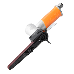 气动砂带打磨机小型家用手持砂带机多功能抛光机高速环带机磨光机