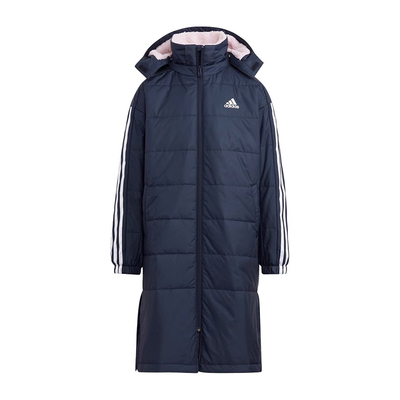 【自营】Adidas/阿迪达斯保暖防风宽松休闲长款连帽外套HM7169