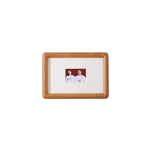 榫卯黑胡桃木结婚登记照相框摆台高级感6寸2寸宫格周年纪念证件框