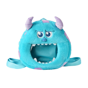 迪士尼正版毛怪苏利文双肩晒娃包毛绒背包可爱大容量痛包卡通背包