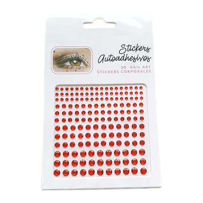 彩色眼妆饰品免胶水亮钻