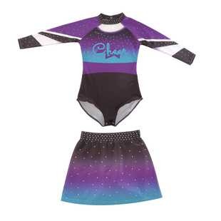 啦啦队演出服比赛服女中小学生运动会健美操花球拉拉队服表演服装