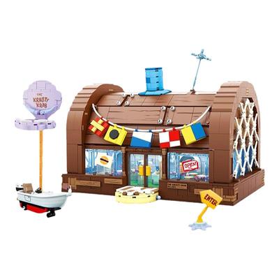 Area-x蟹堡王餐厅积木