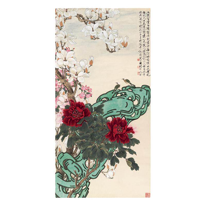 于非庵玉堂富贵图工笔国画