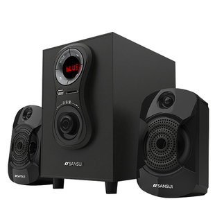 山水11A家用音箱蓝牙无线游戏音响三分频喇叭木质桌面电视低音炮