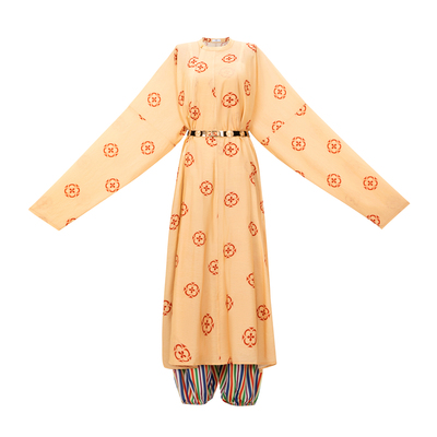 花朝记｜子夜歌｜唐汉服圆领袍人棉印花复原古画日常放量休闲春夏