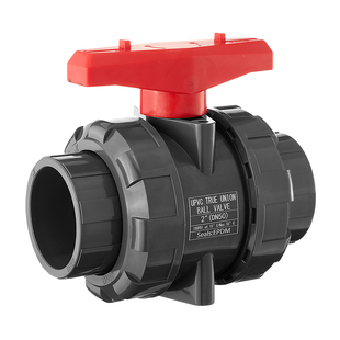 JIS日标UPVC双活接球阀PVC由令阀门英制标U-PVC管手动开关阀门20