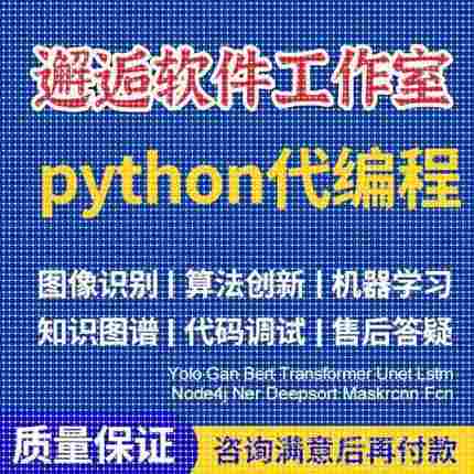 Python代编程强化深度机器学习图像识别知识图谱算法创新调试代码