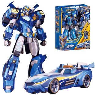 变形联盟3普力士汽车变形机器人机甲之超变战神儿童玩具男孩金刚4