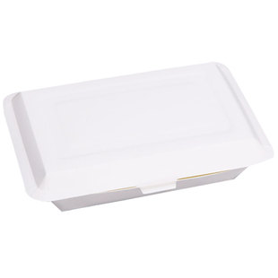 一次性纸质快餐盒饭盒炒饭打菜便当可降解米饭打包北京烤鸭外卖盒