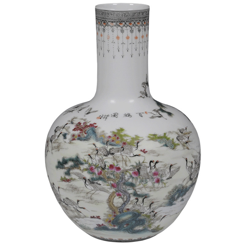 景德镇陶瓷花瓶客厅中号