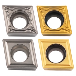 数控刀片金属陶瓷涂层刀片CCMT060202-PS/060204-PS菱形镗孔刀片