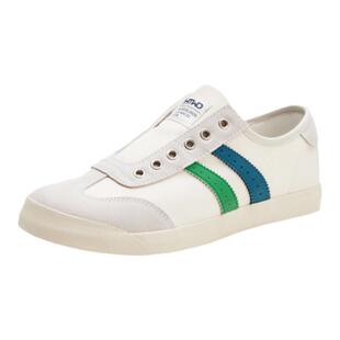 热风2024秋季新款男士潮流松紧带休闲板鞋运动百搭小白鞋厚底女鞋