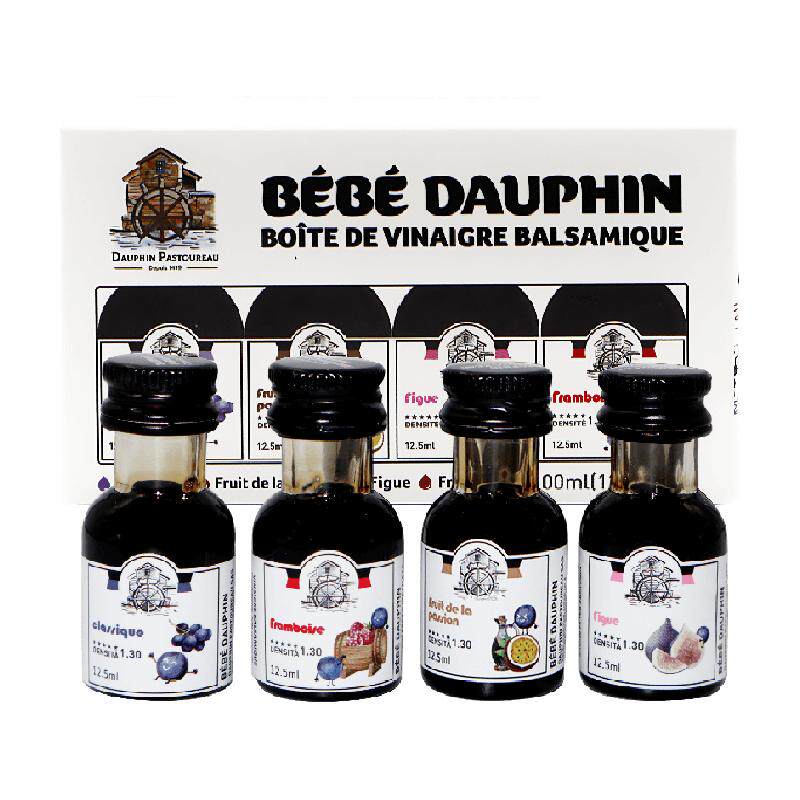 法国进口多斐宝宝葡萄黑醋辅食可添加料拌饭调味料无添加12.5ml*8